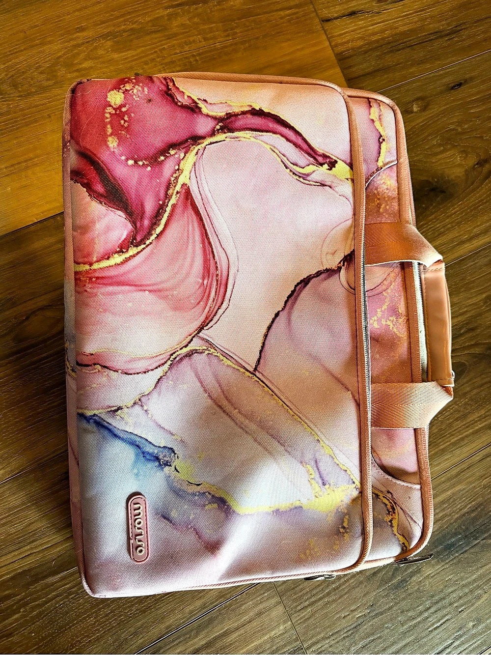 Mosiso Abstract Pink Laptop Bag